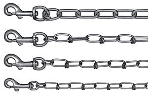 Dog Chain (6ft) with Swivel Snap Clips